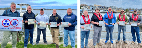Graduates of the SaferBoater certification course