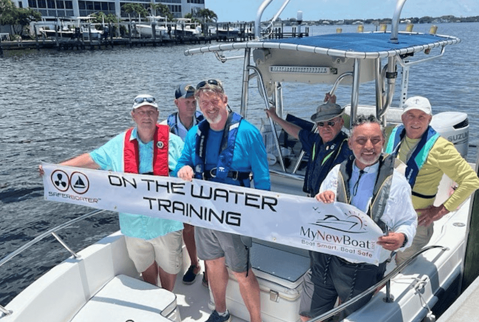 SaferBoater on the water training