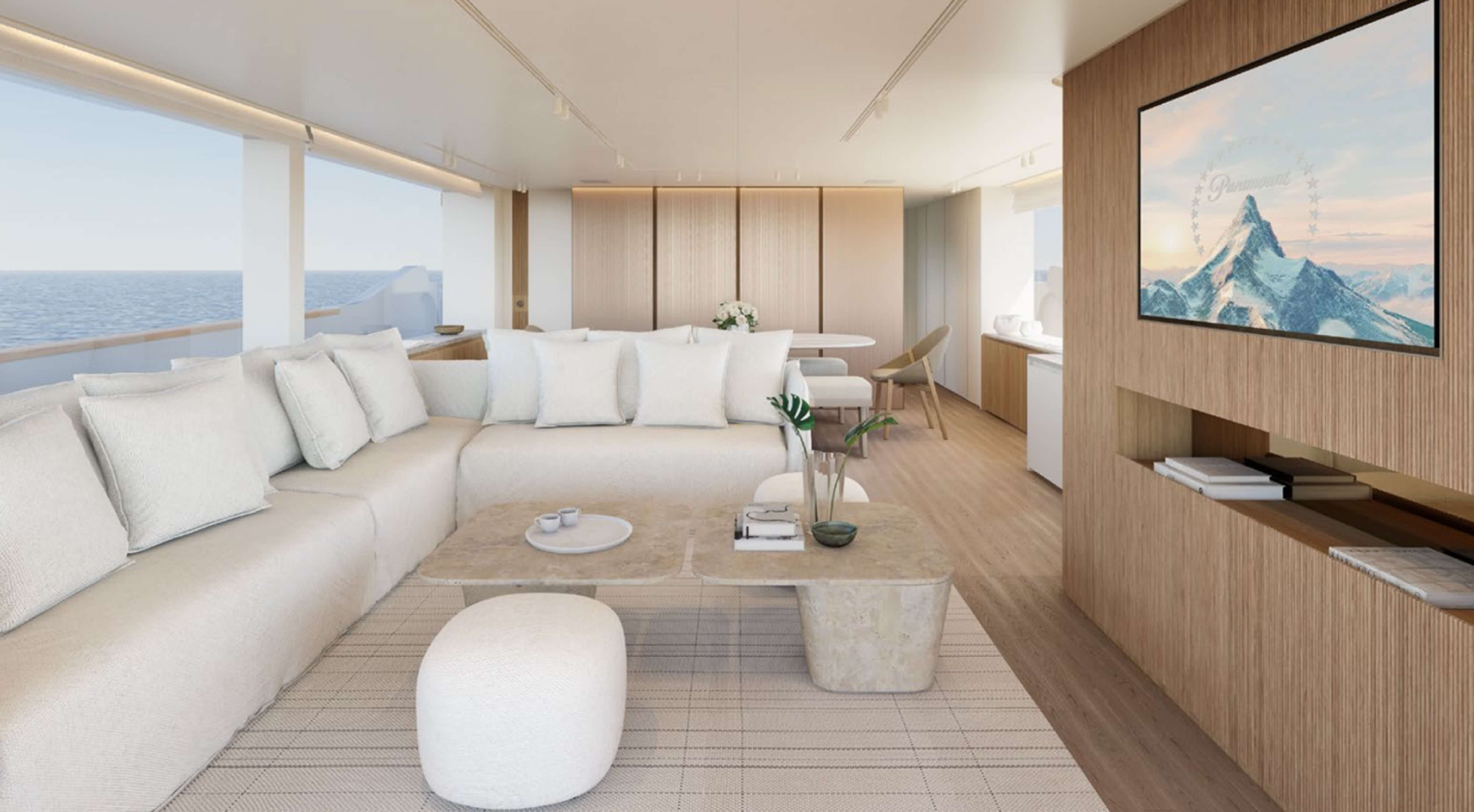 Sanlorenzo SD90 living space