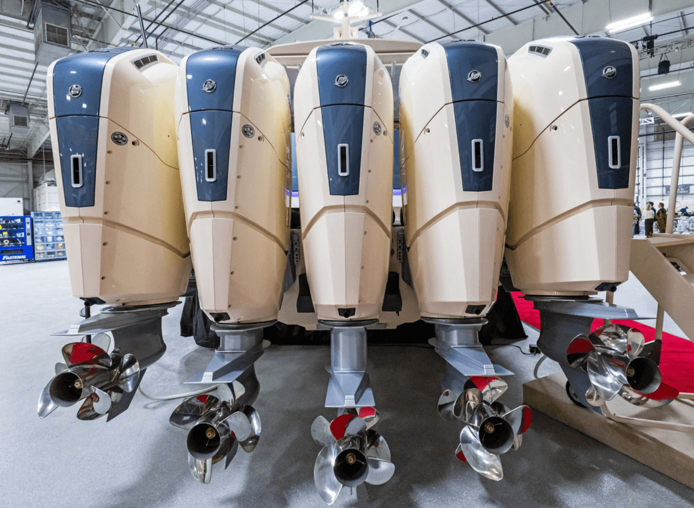 Scout 670 LXS powered by five Mercury 600's for a total of 3,000 horsepower