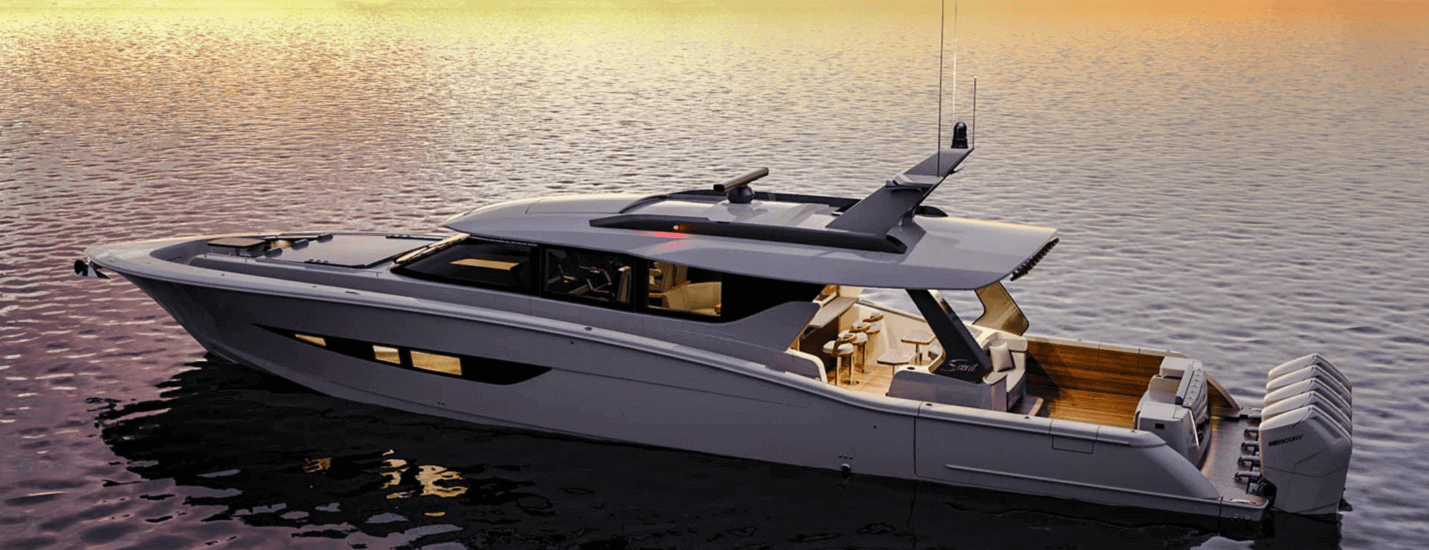 Scout 670 LXS largest stepped hull recreational sport yacht