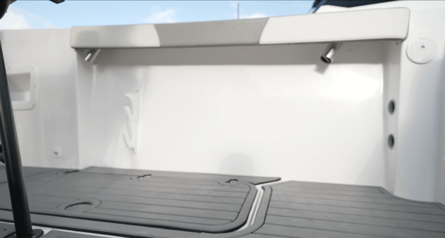 Seawell 290CC rod holders under port and starboard sides