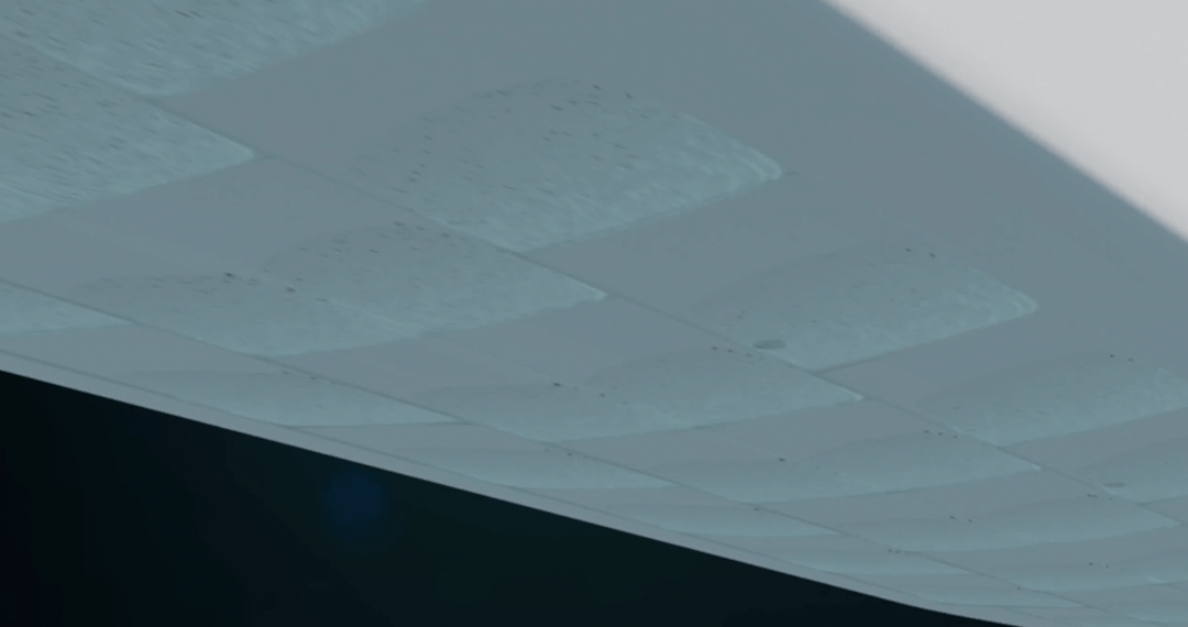 Simulated water bubbles in the DACS system