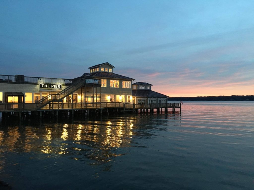 Solomons, Maryland - The Pier restaurant on the Patuxent