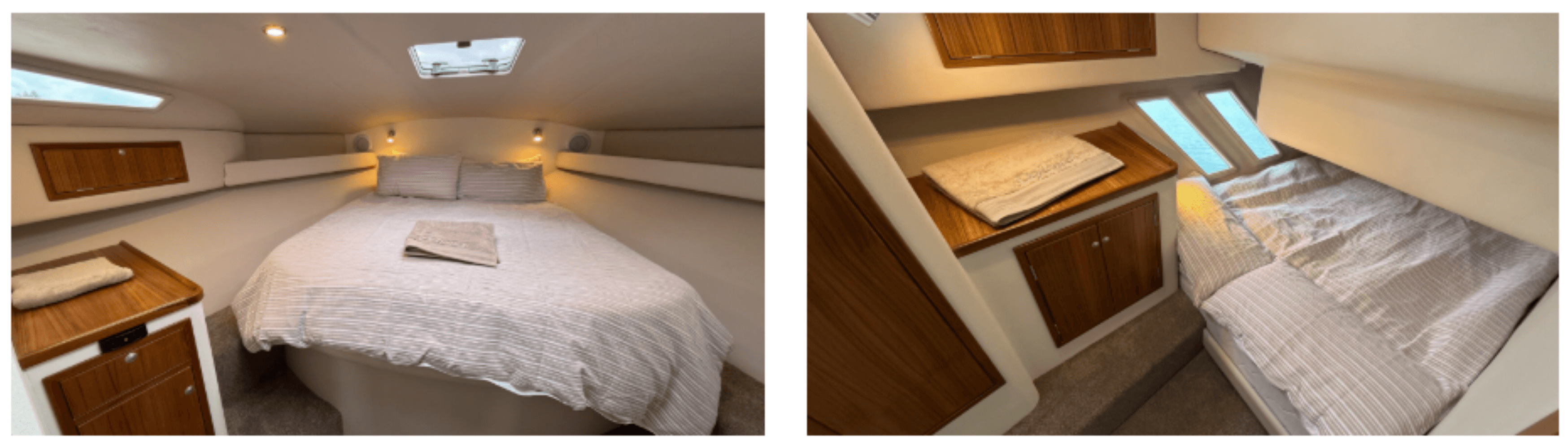 Superior 1200 Sports Sedan master and guest cabin