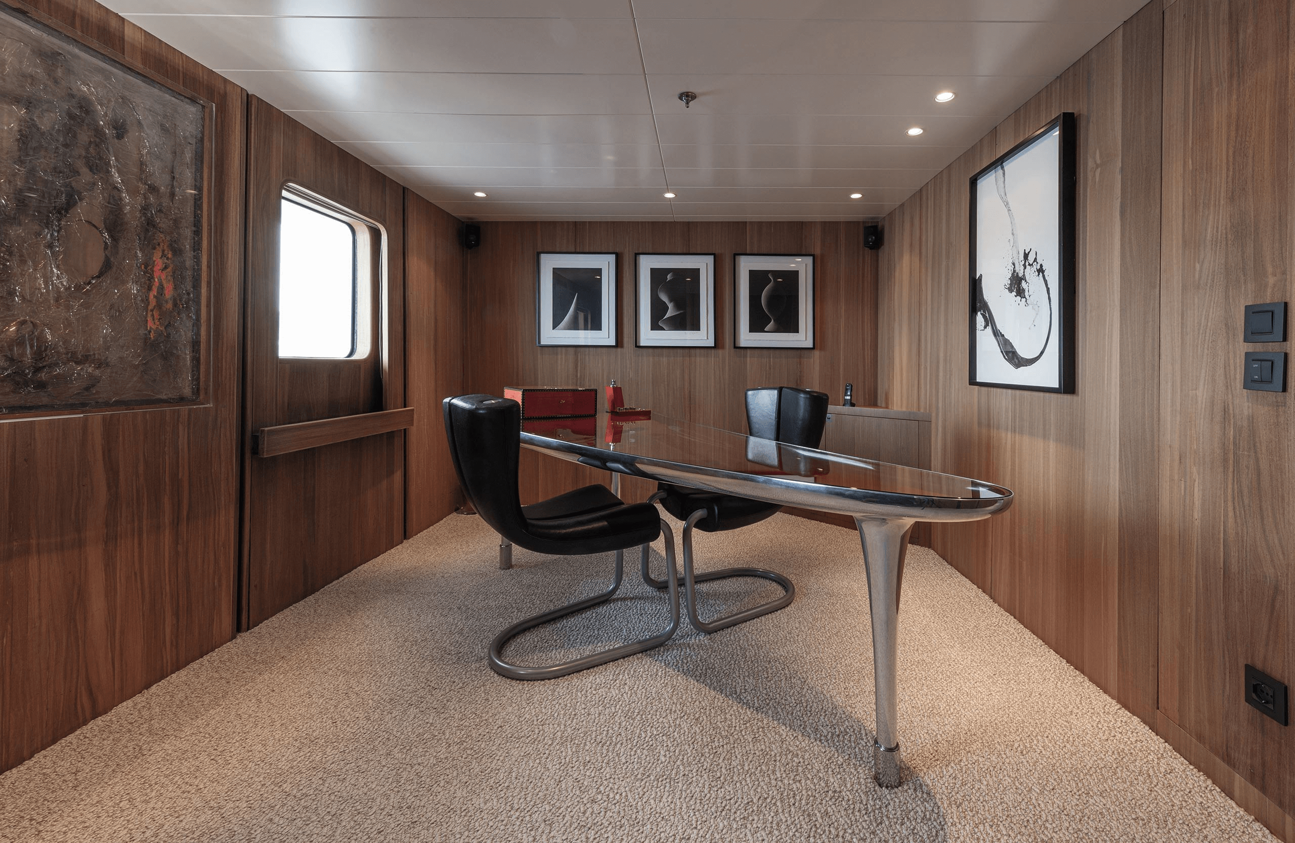 Born Performer - Jester superyacht old upper-deck owner's office