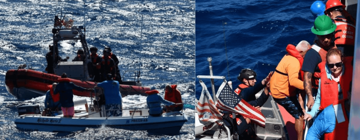 Accidents of the week, Boat Fire, Grounding, USCG, Drownings, Rescue Efforts