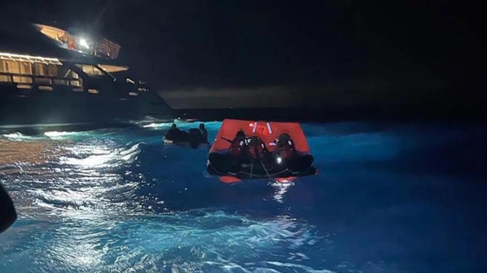 Utopia IV and Tropic Breeze accident. Both vessels are said to have had their navigational lights on Credit: Amara