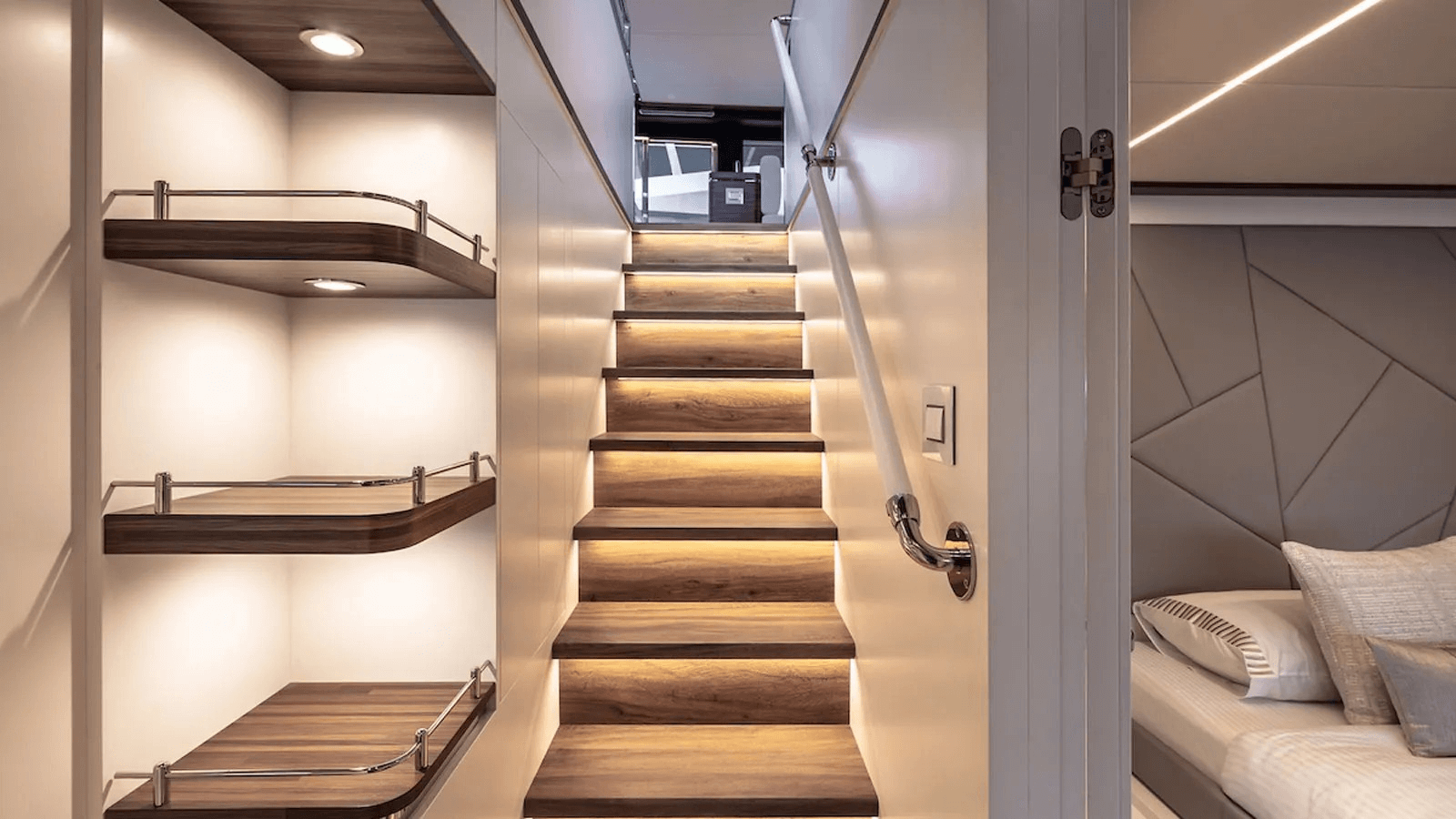 VisionF E-Cat 80 series semi-custom Atraversia stairs