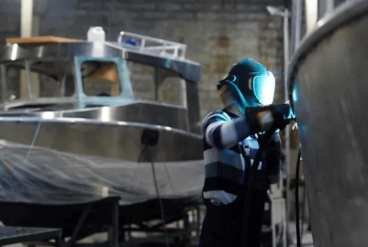 Aluminum welded construction methods