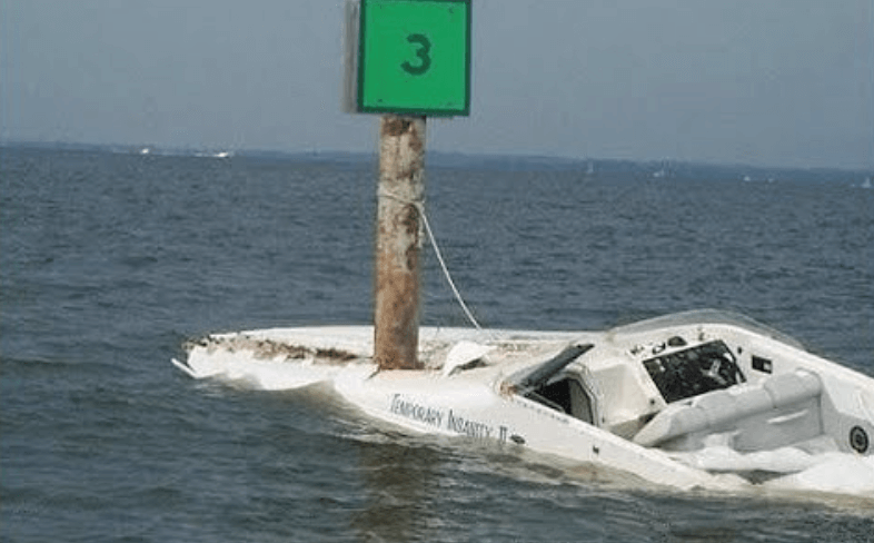 Boat crash