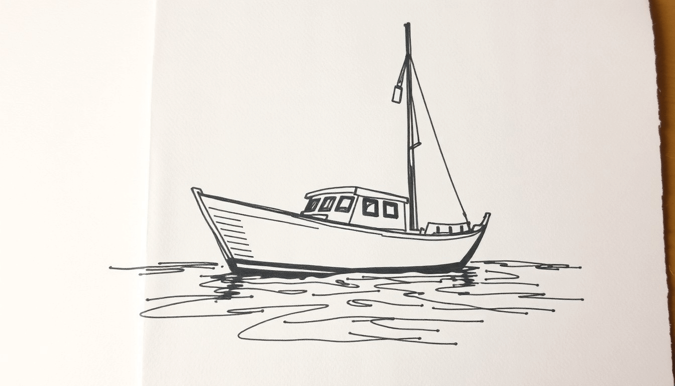 boat sketch
