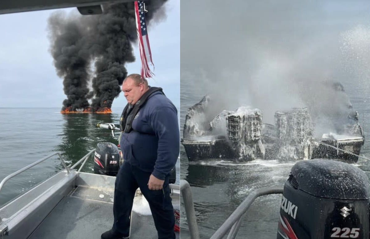 Accidents of the week, Boat Fire, Grounding, USCG, Drownings, Rescue Efforts