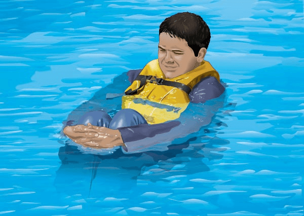 Floating - cold water shock