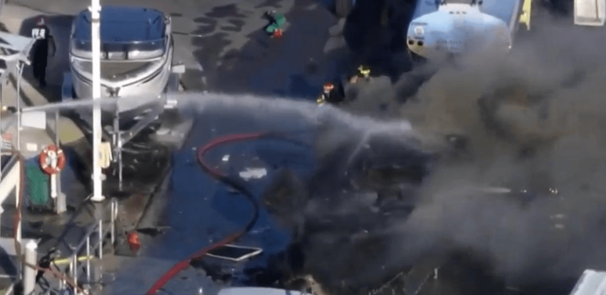 Accidents of the week, Boat Fire, Grounding, USCG, Drownings, Rescue Efforts