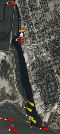 Hurricane holes, Brunswick Landing Marina