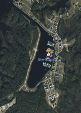 Hurricane holes, River Dunes Marina