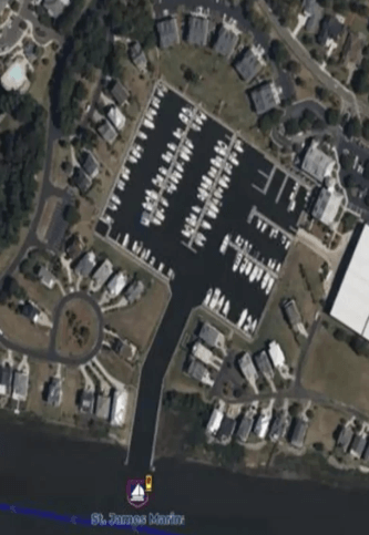 Hurricane holes, St James Marina