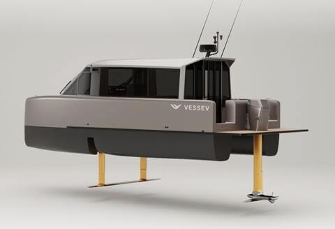 Vessev VS-9, hydrofoiling ferry