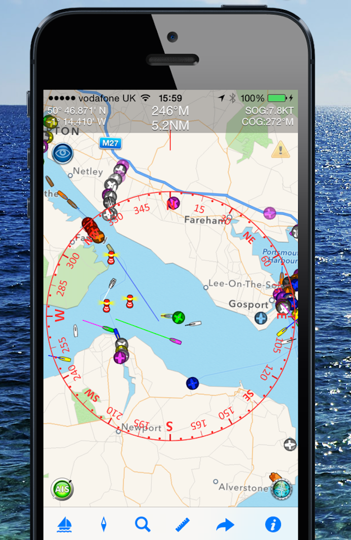 AIS, smartphone, boating safety