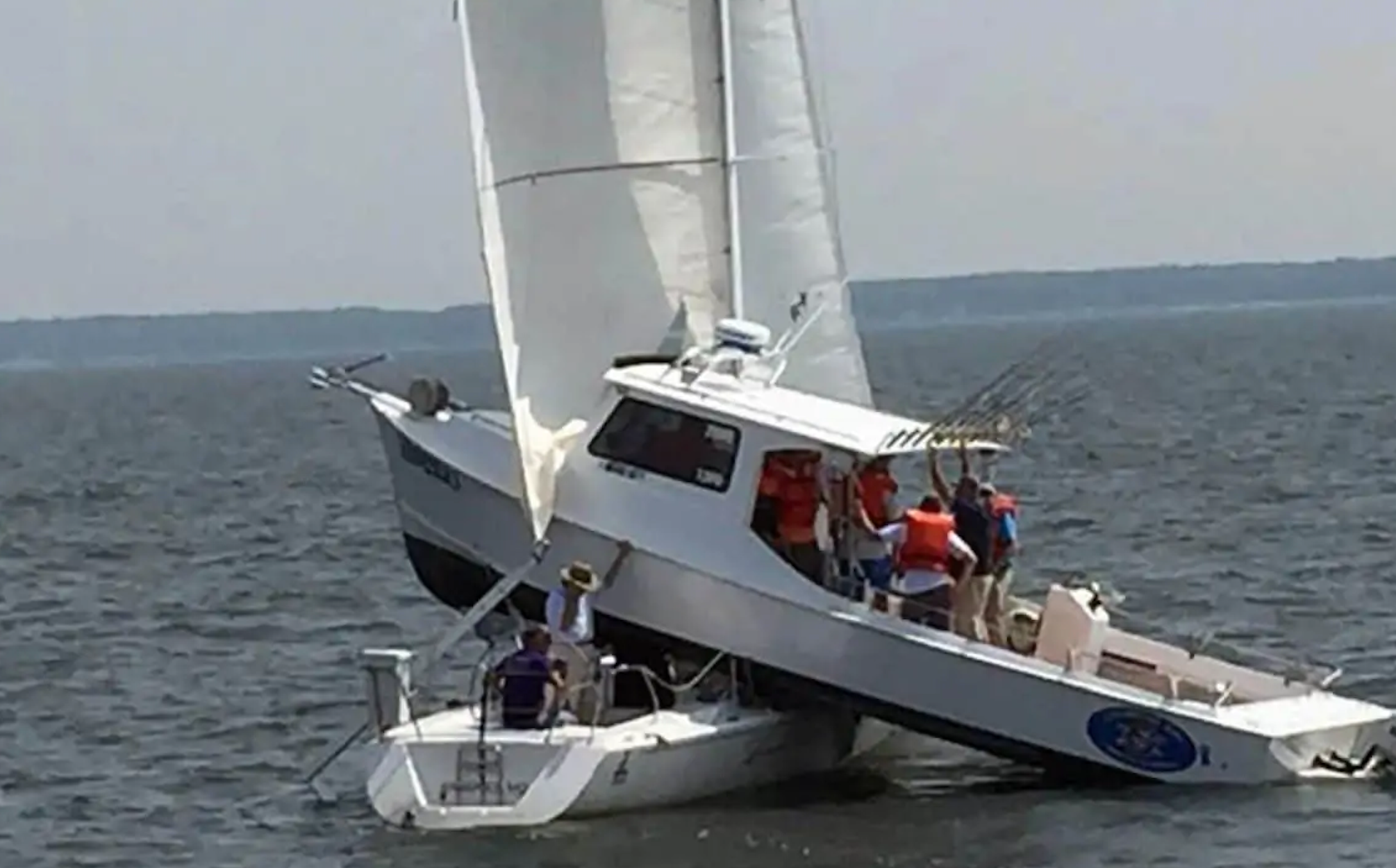 boating accident, collision, avoidance, Chesapeake Bay