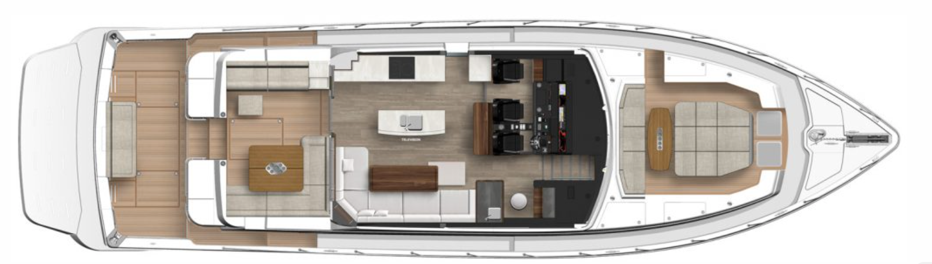Riviera, 645 SUV Newport plan, optional layout