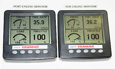 engine monitor, Yanmar, multifunction gauge