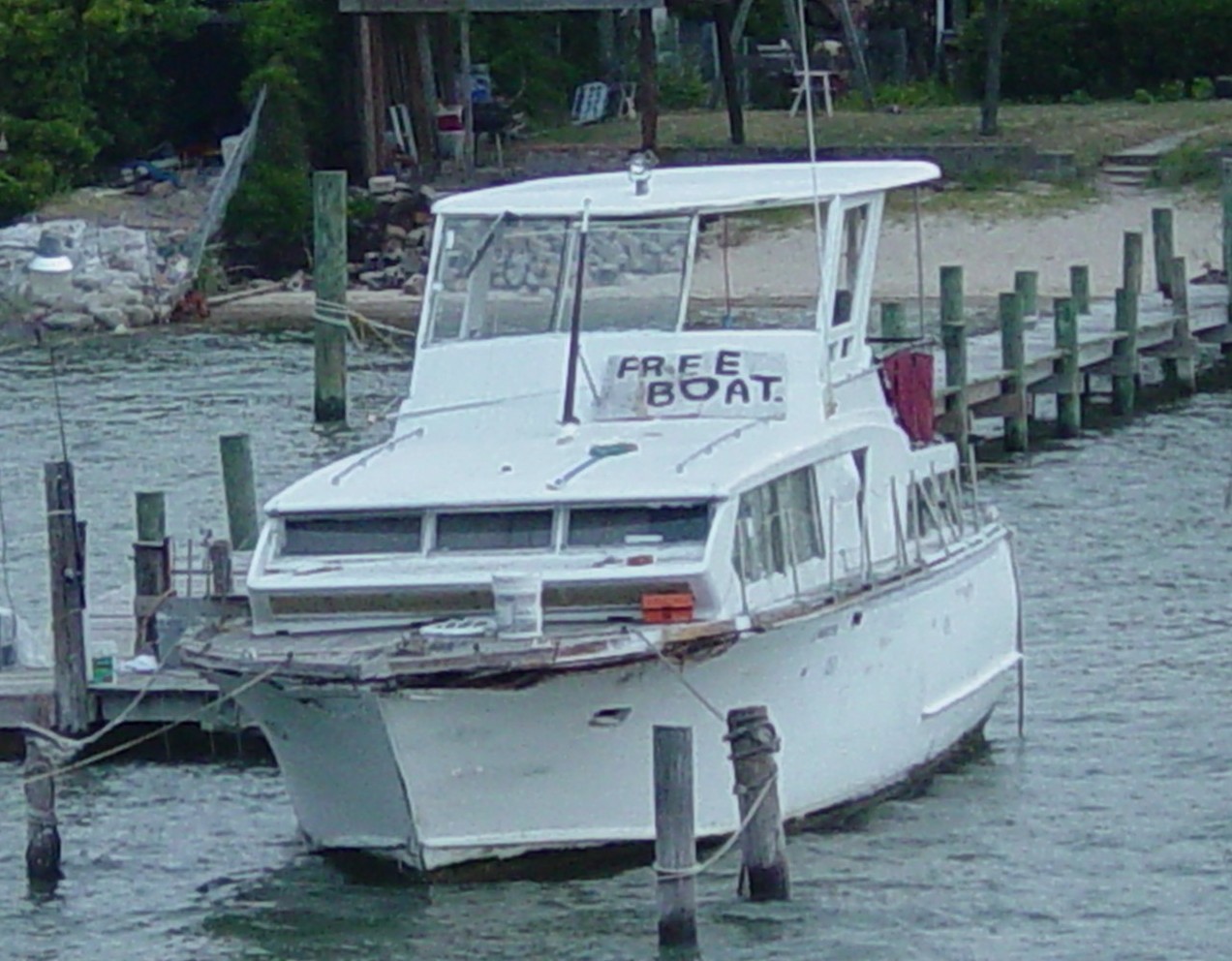 Used boat, free boat, buying a boat
