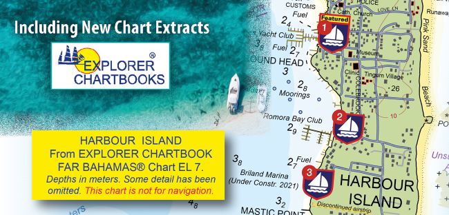 Waterway Guide chartlet, Harbour Island chart