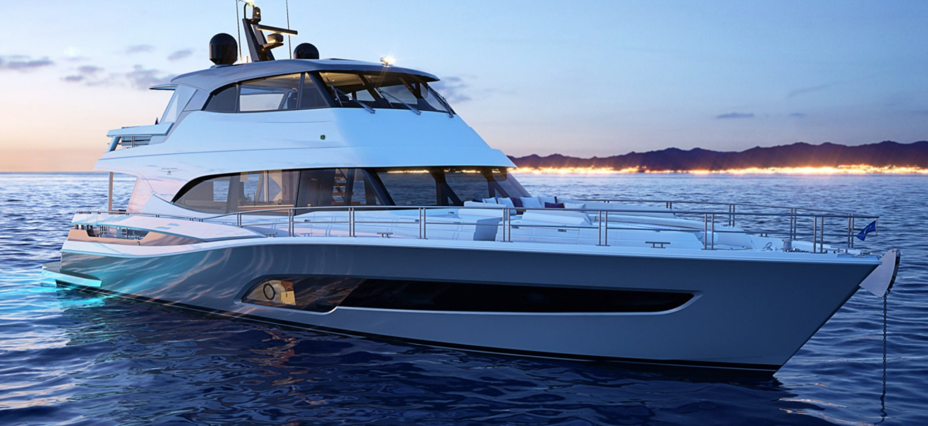 Riviera 78, Riviera flagship, skylounge yacht