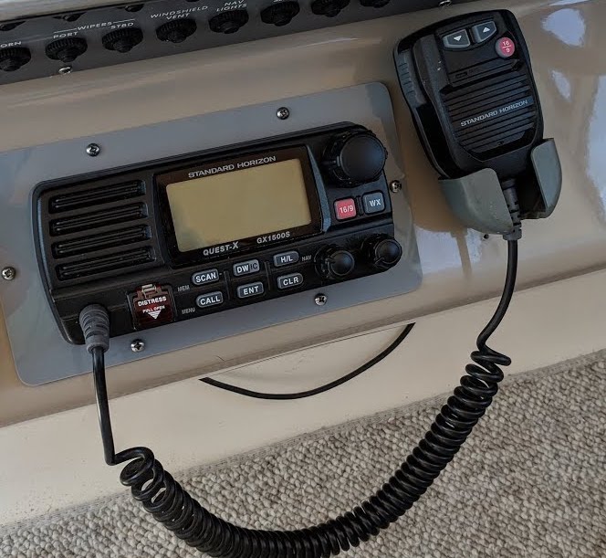 VHF radio, marine VHF radio, installing VHF