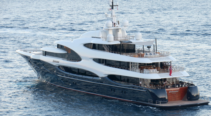 Superyacht Barbara, Russian owned yacht