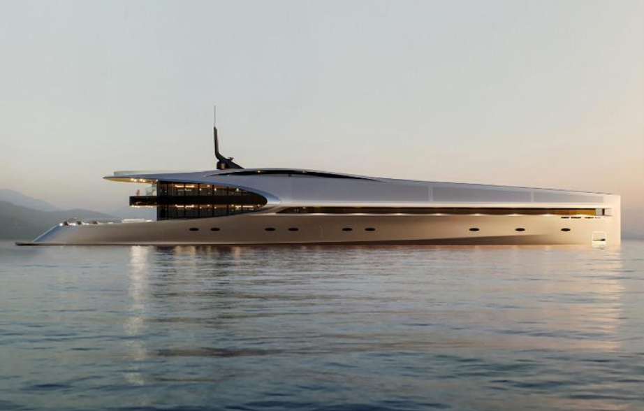 Denison-SkyStyle, 71-m Concept Yacht, Unique