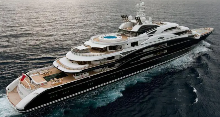 Superyacht Serene, Russian owned yacht, billionaires