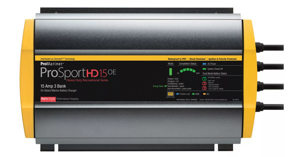 ProMariner battery charger, marine battery charger