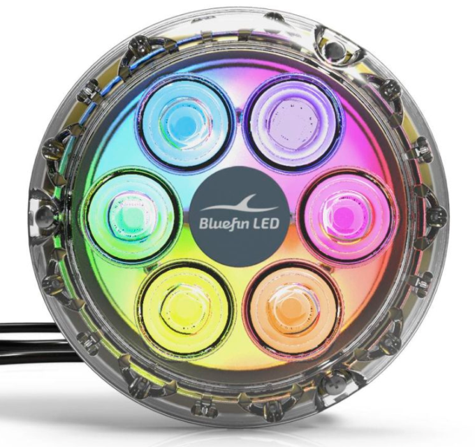 Bluefin LED, multicolored underwater LED