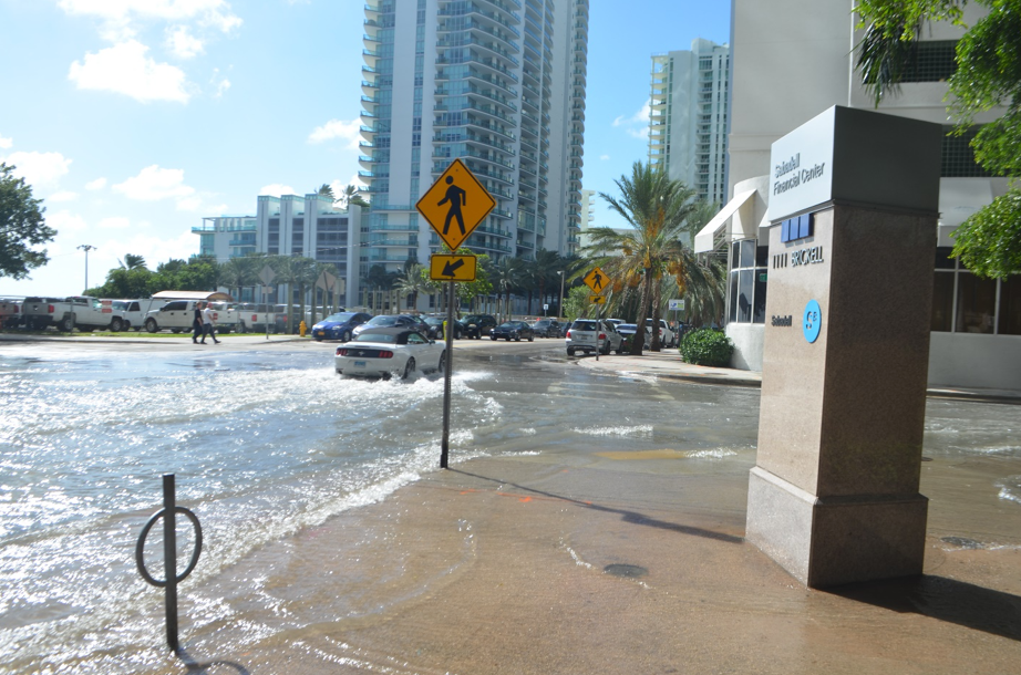 street flooding, Miami, cities at sea level