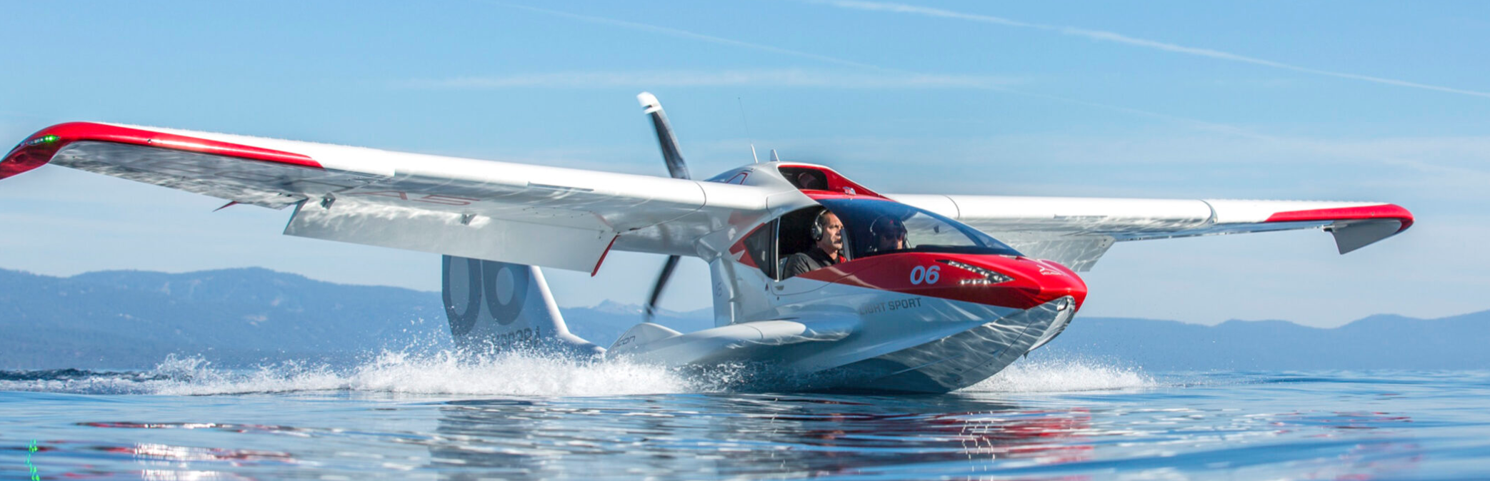 Icon A5, amphibious aircraft, flying plane, seaplane