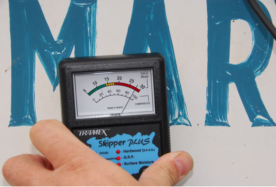 Tramex moisture meter, how to use a moisture meter