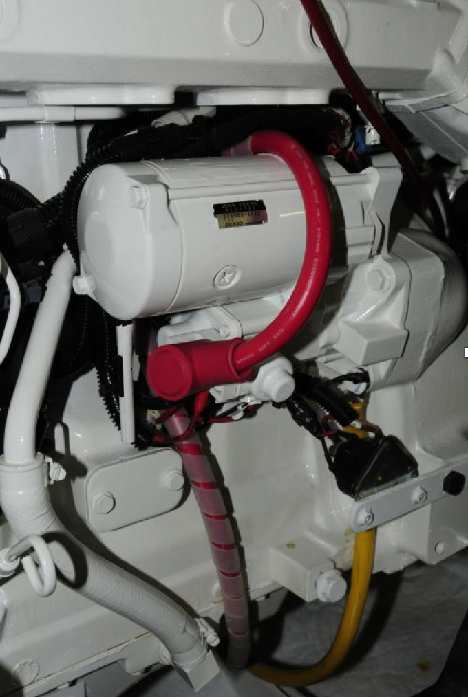 marine engine starter wiring, starter circuit