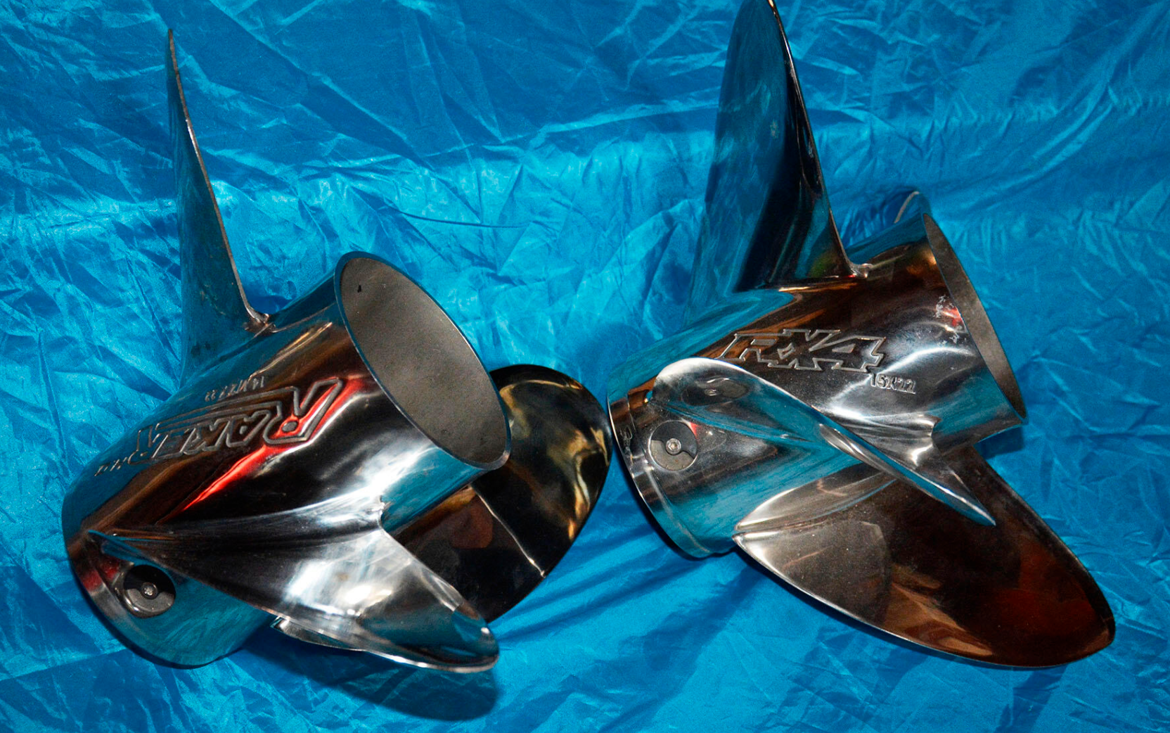 boat propellers, stainless-steel props