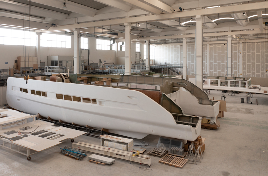 Silent yachts construction, hulls, catamarans