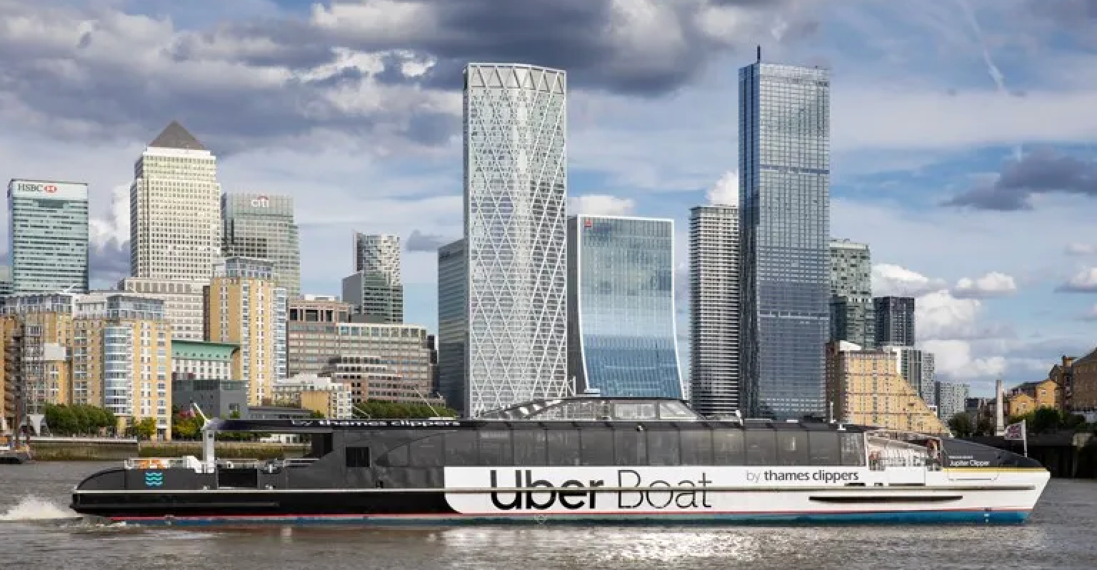 Uber electric ferries, London, Uber Boat