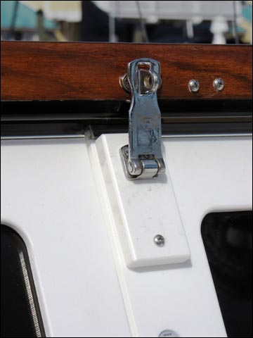 padlock hask, securing boat locker, securing a boat's cabin