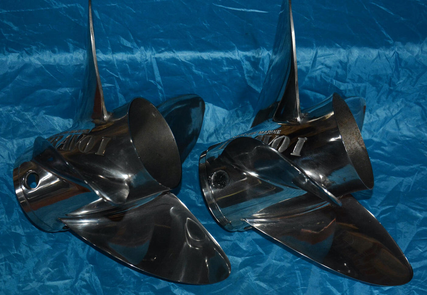 Stainless-steel propeller, Bravo One prop, high-performance prop