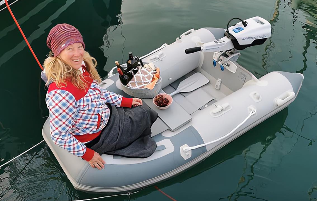 electric rigid hull inflatable boat, electric RIB