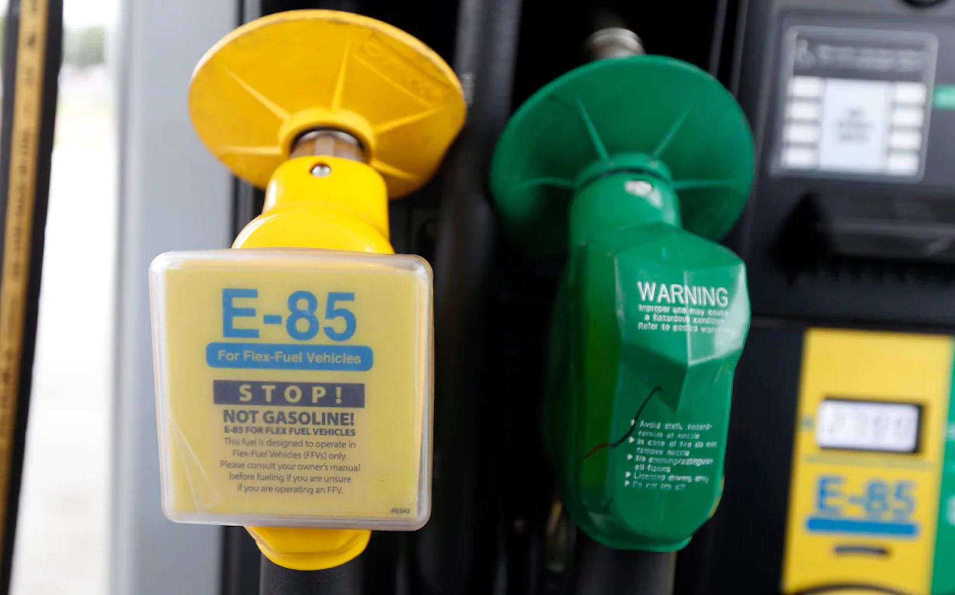 E85, 15% ethanol