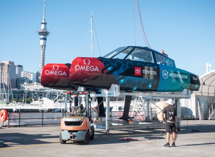 Zero Chase, hydrogen chase boat, Team New Zealand