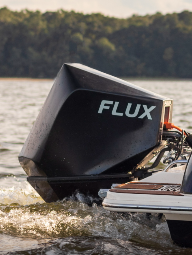 Flux electric outboard, Flux Marine, Scout boats