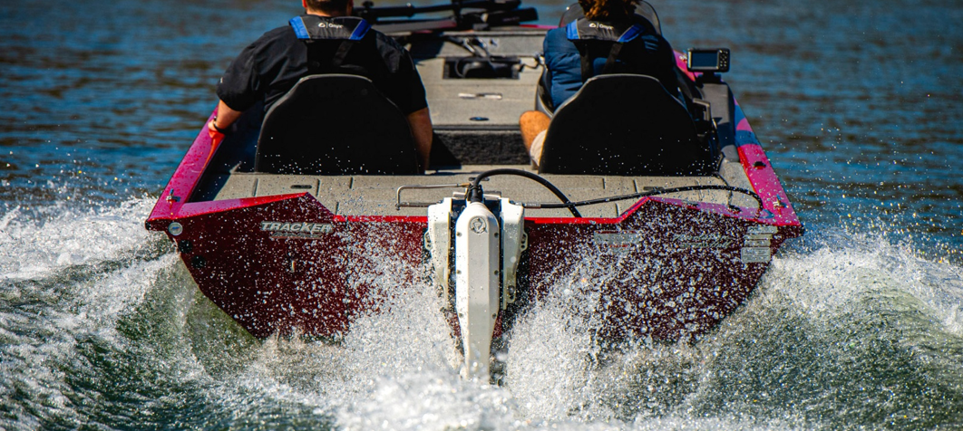 Electrically powered bass boat, electric Tracker boat